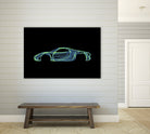 Porsche 918 spyder by Octavian Mihai Mielu on GIANT ART - green digital painting