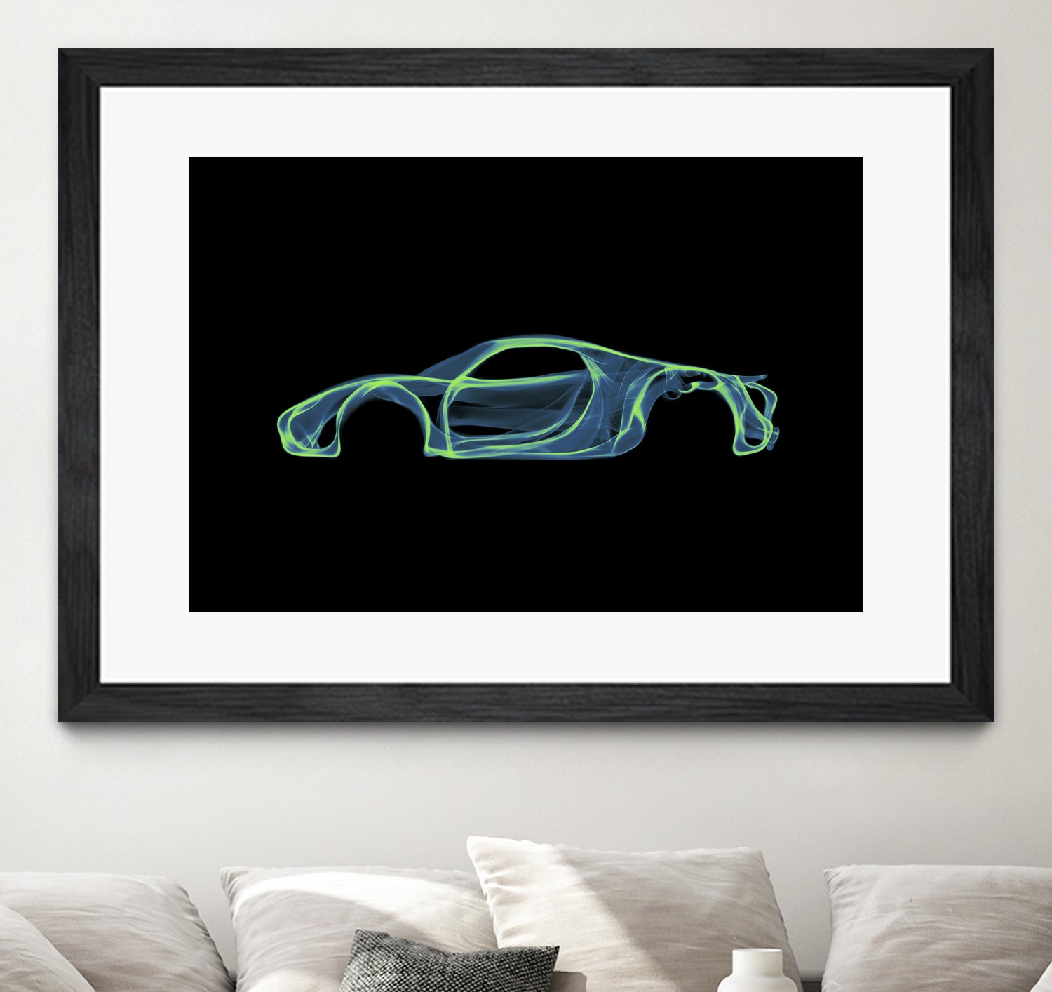 Porsche 918 spyder by Octavian Mihai Mielu on GIANT ART - green digital painting