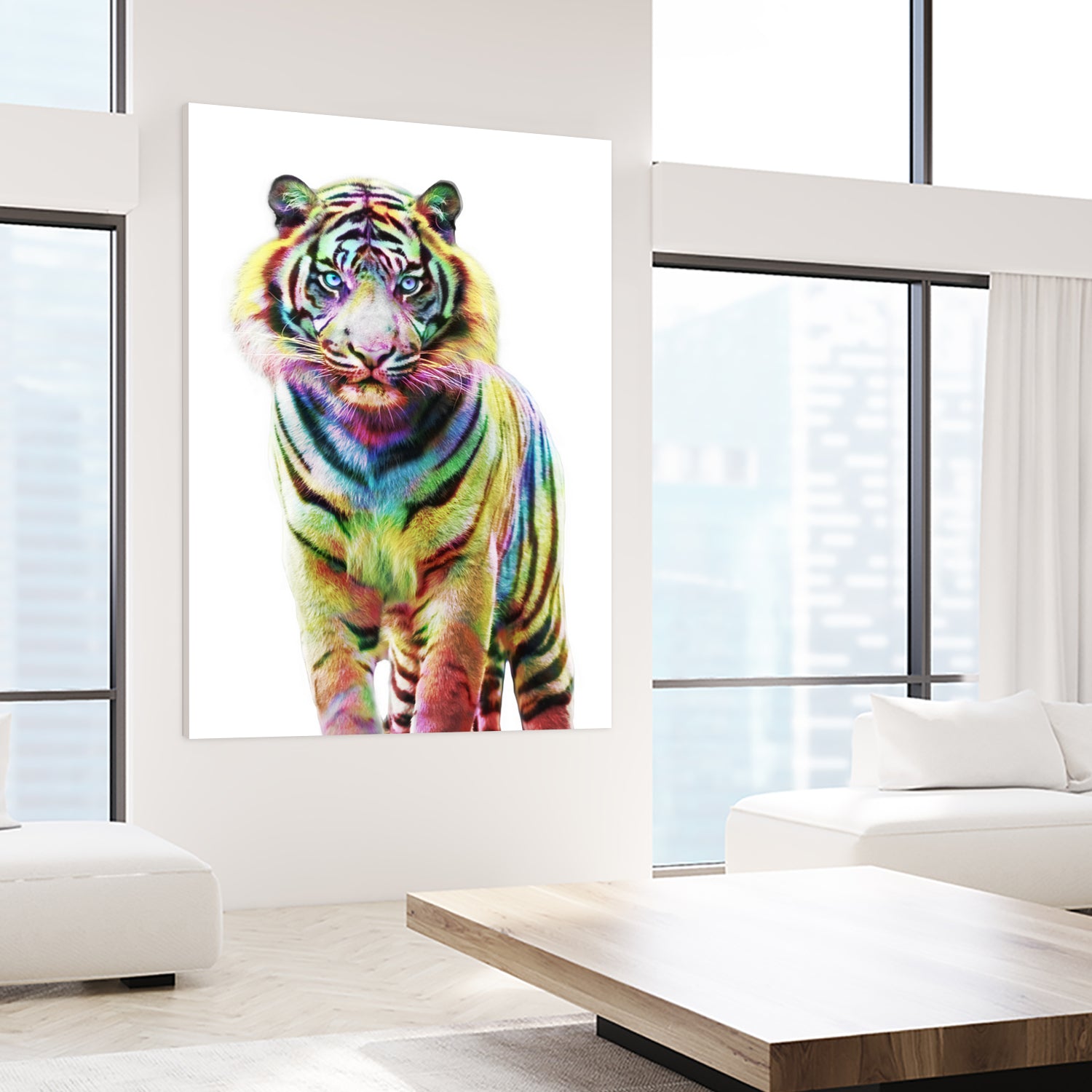 Le Tigre de Couleurs by Julien Kaltnecker on GIANT ART - digital drawing