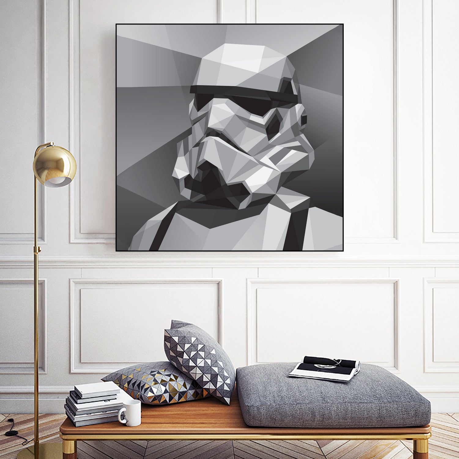 Storm Trooper by Filip Peraić on GIANT ART - gray digital painting