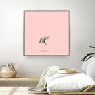 Float - Like a bird by Jason Ratliff on GIANT ART - pink digital painting