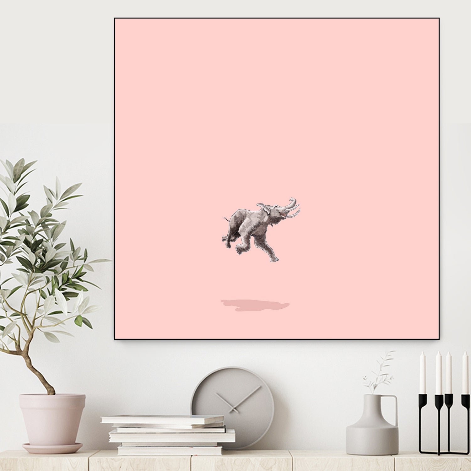 Float - Like a bird by Jason Ratliff on GIANT ART - pink digital painting