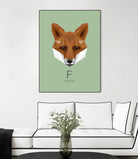 F is for Fox by Linn Maria Odnes Jensen on GIANT ART - digital drawing