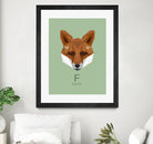 F is for Fox by Linn Maria Odnes Jensen on GIANT ART - digital drawing