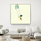 Swing me higher by matheus lopes on GIANT ART - yellow digital drawing