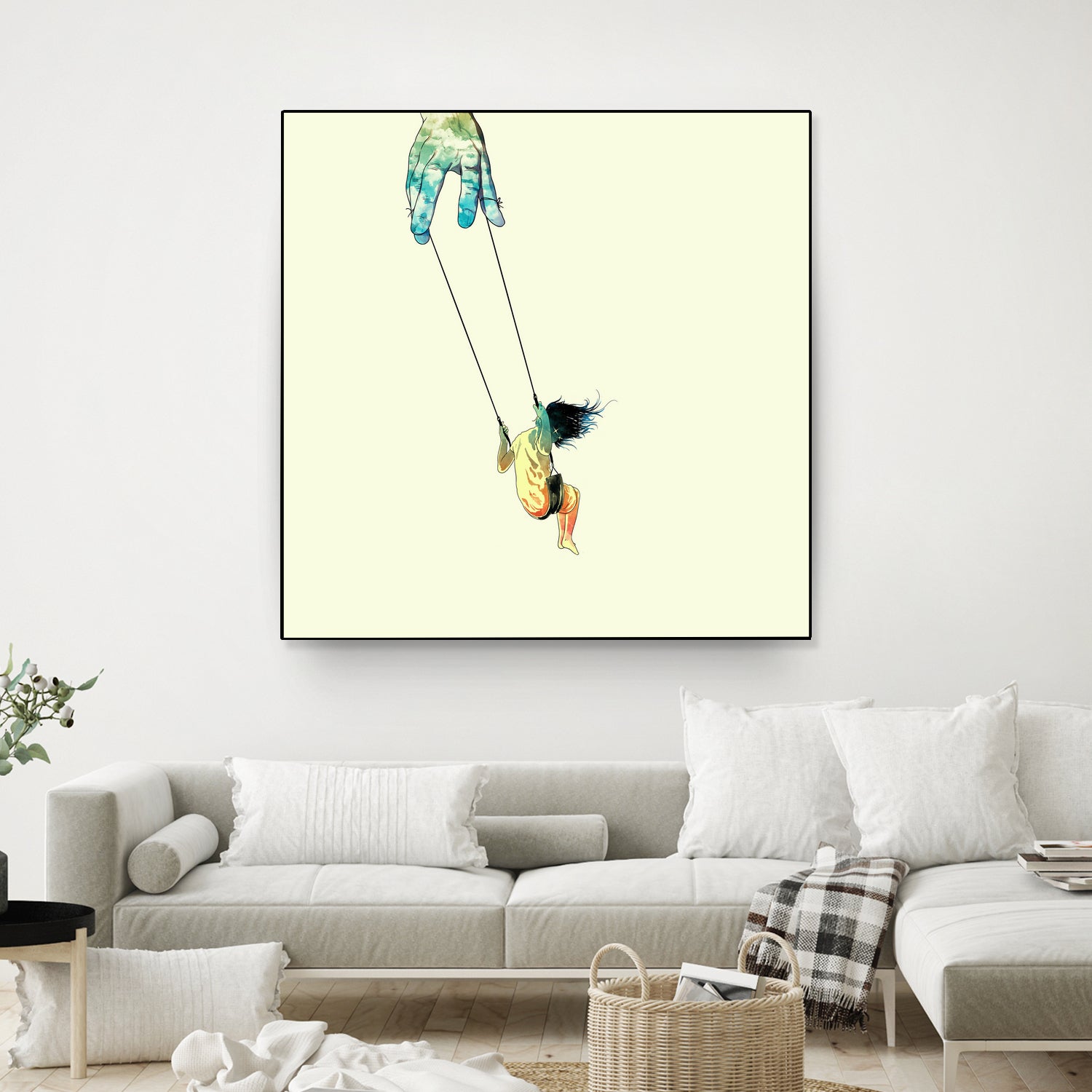 Swing me higher by matheus lopes on GIANT ART - yellow digital drawing