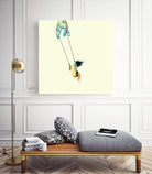 Swing me higher by matheus lopes on GIANT ART - yellow digital drawing