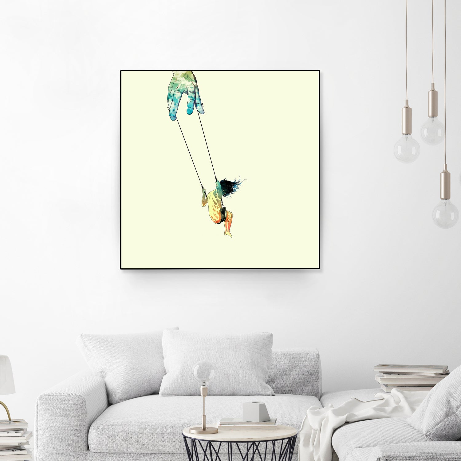 Swing me higher by matheus lopes on GIANT ART - yellow digital drawing