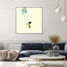 Swing me higher by matheus lopes on GIANT ART - yellow digital drawing