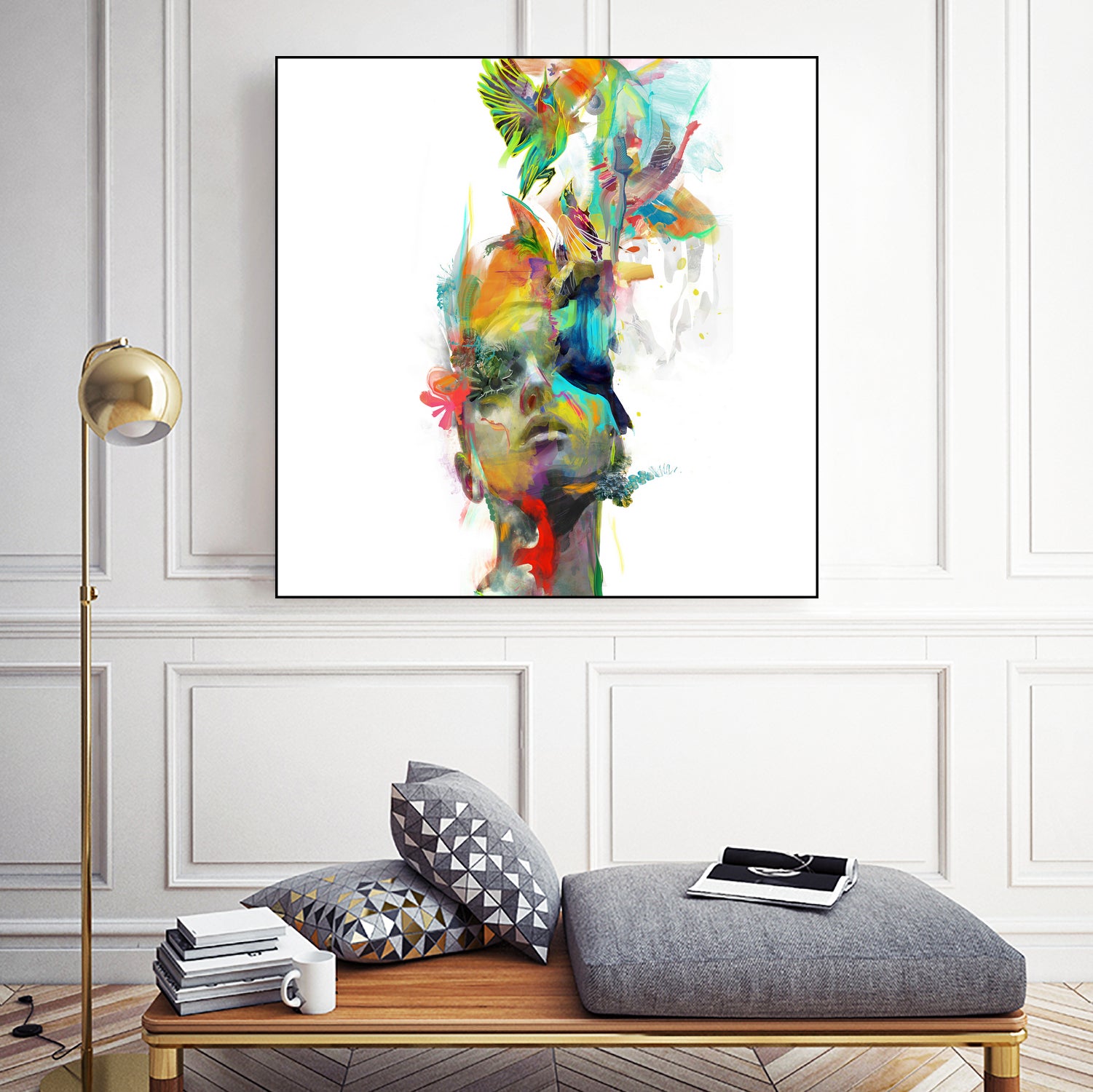 Dream Theory by Archan Nair on GIANT ART - white digital painting