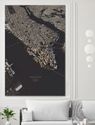 Manhattan City Map II by Luis Dilger on GIANT ART - 3d art