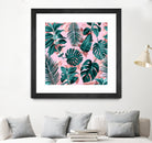 Tropical Garden II by burcu korkmazyurek on GIANT ART - pink digital painting