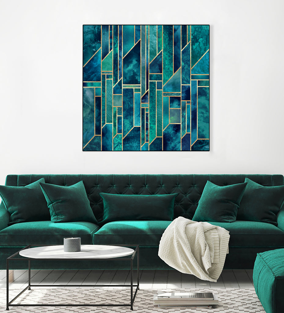 Blue Skies by Elisabeth Fredriksson on GIANT ART - blue digital painting