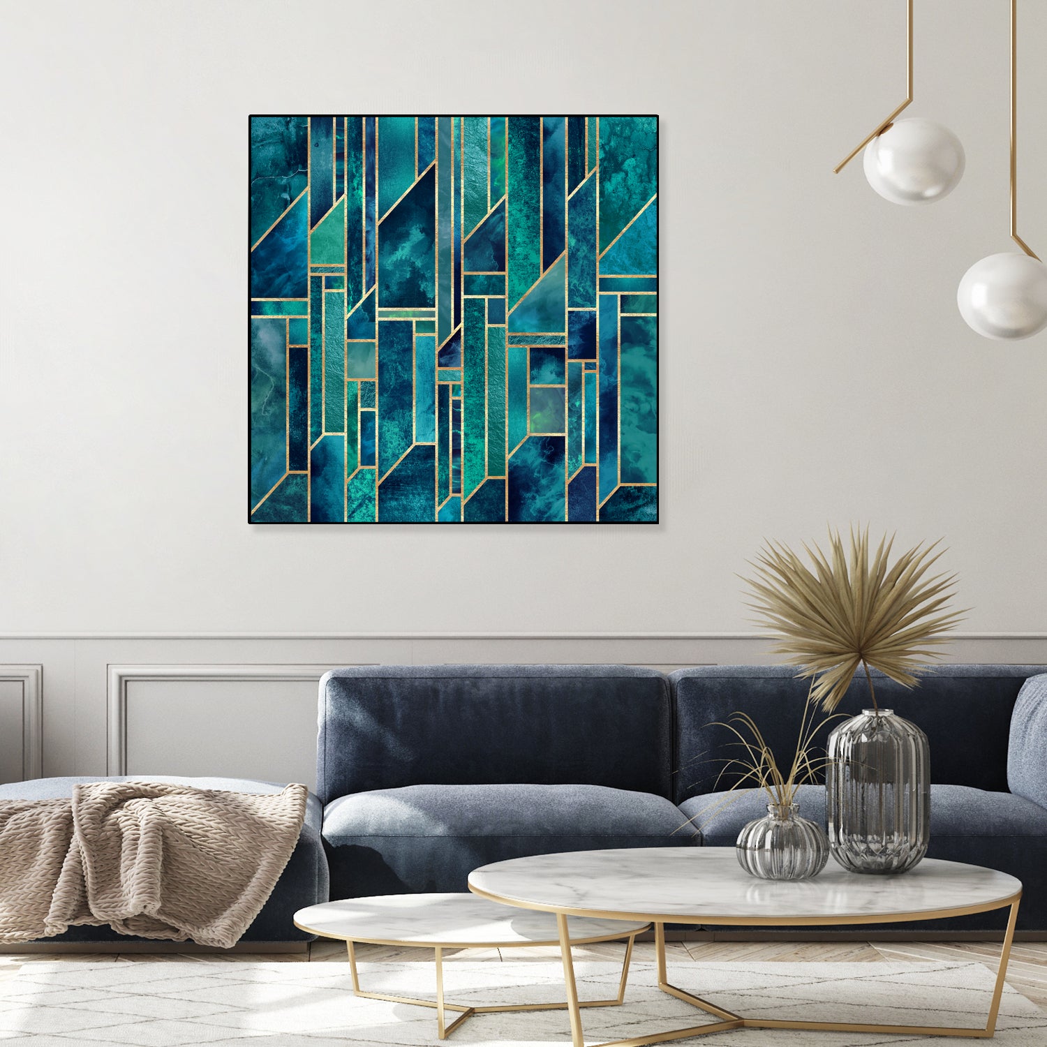 Blue Skies by Elisabeth Fredriksson on GIANT ART - blue digital painting