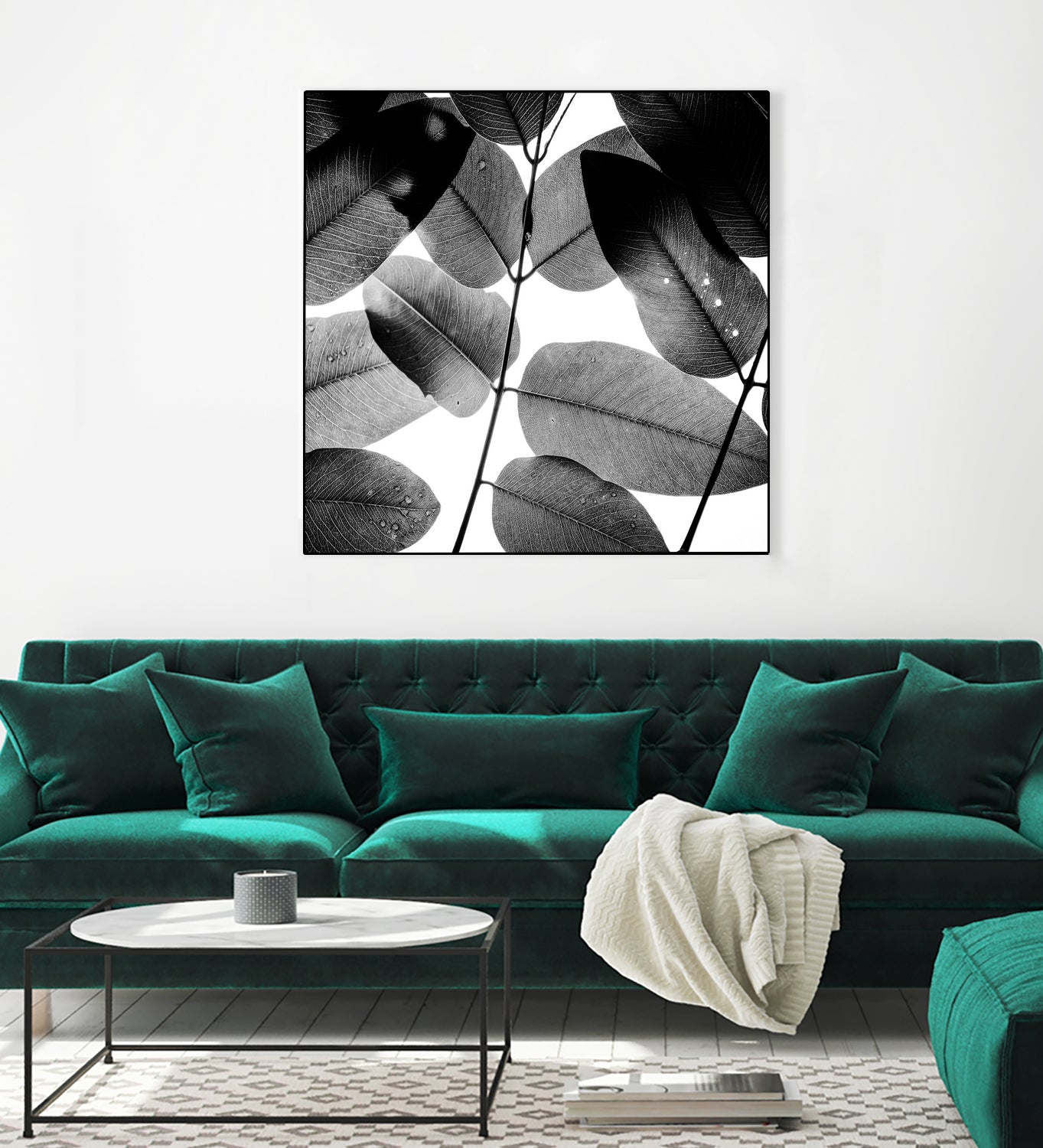 Experiments with Leaves by Tal Paz-Fridman on GIANT ART - gray photo illustration