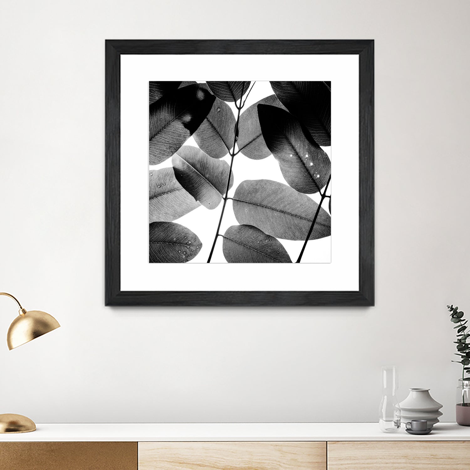 Experiments with Leaves by Tal Paz-Fridman on GIANT ART - gray photo illustration