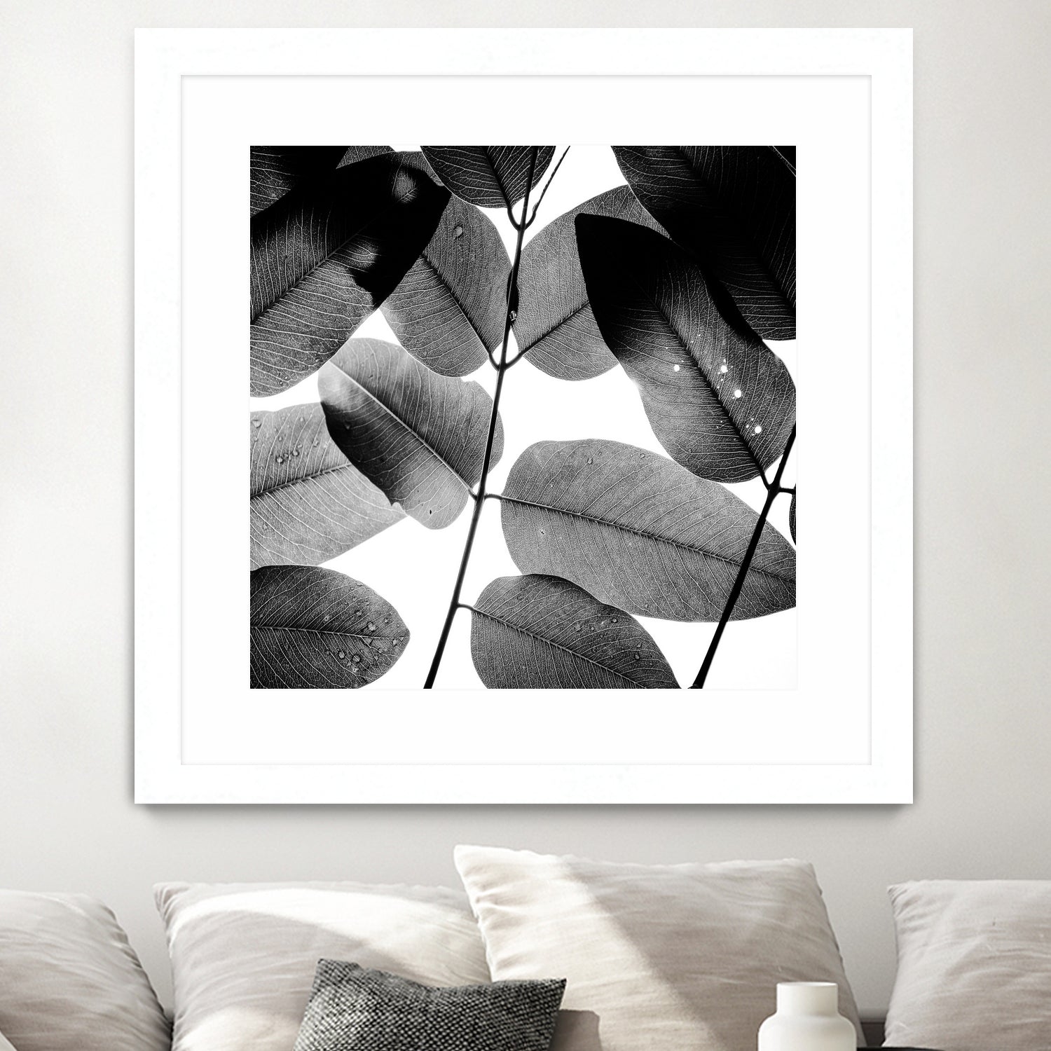 Experiments with Leaves by Tal Paz-Fridman on GIANT ART - gray photo illustration