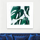 Monstera by Uma Gokhale on GIANT ART - green digital painting