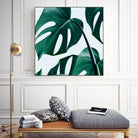 Monstera by Uma Gokhale on GIANT ART - green digital painting