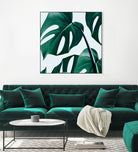 Monstera by Uma Gokhale on GIANT ART - green digital painting