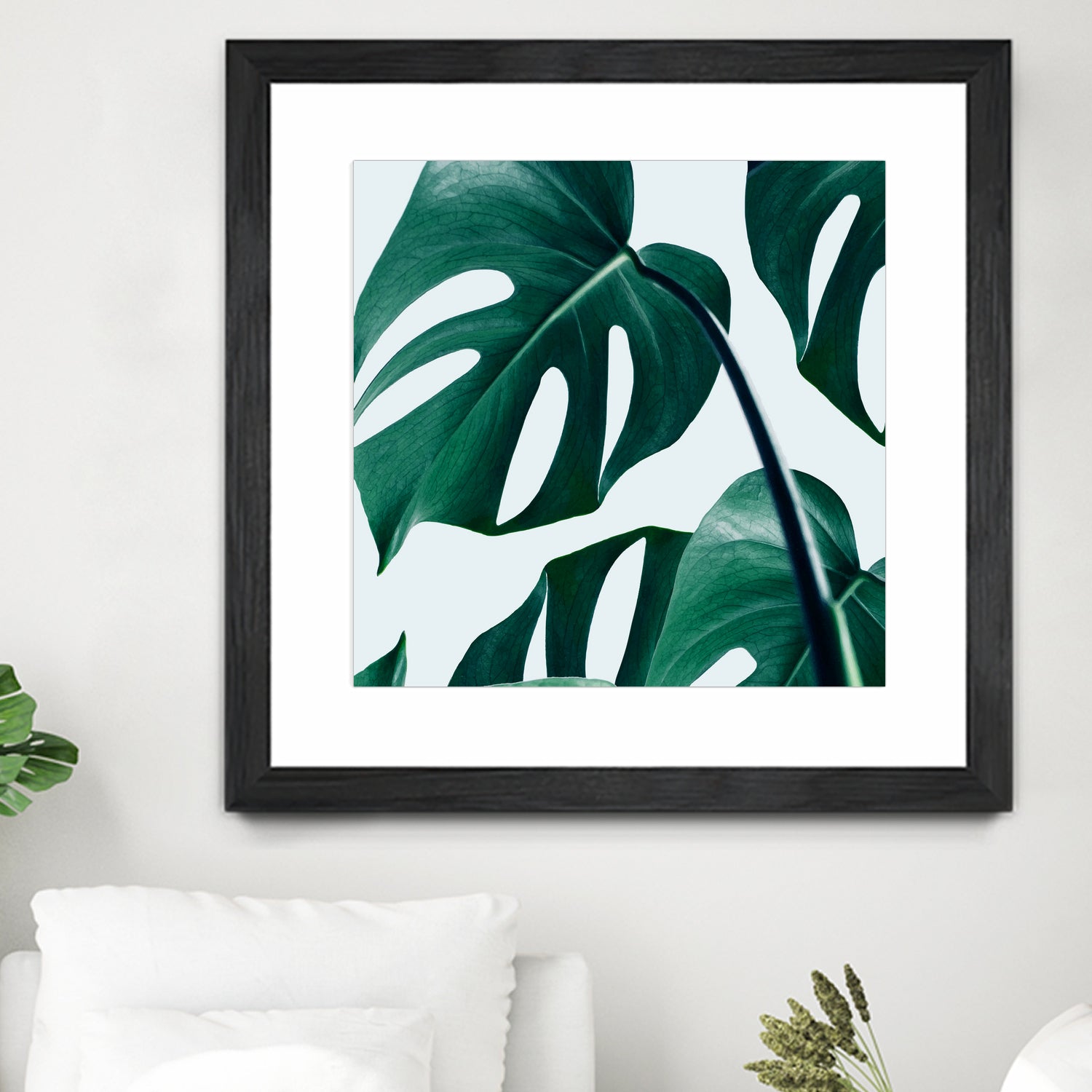 Monstera by Uma Gokhale on GIANT ART - green digital painting