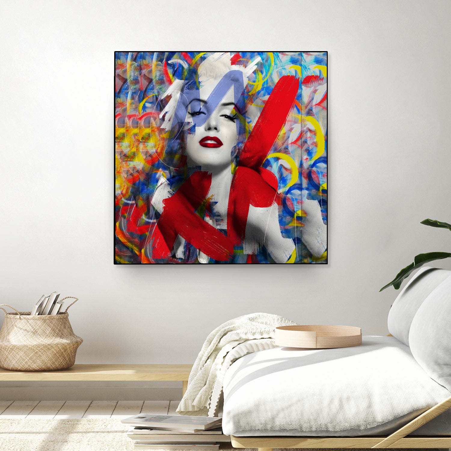 Sweet Marilyn by Daniel Malta on GIANT ART - red digital painting