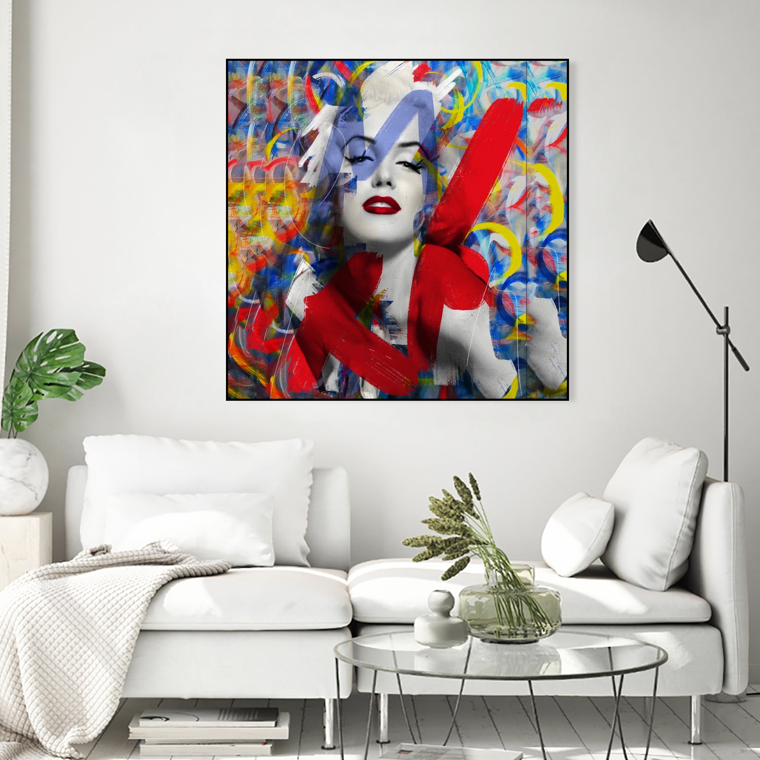 Sweet Marilyn by Daniel Malta on GIANT ART - red digital painting