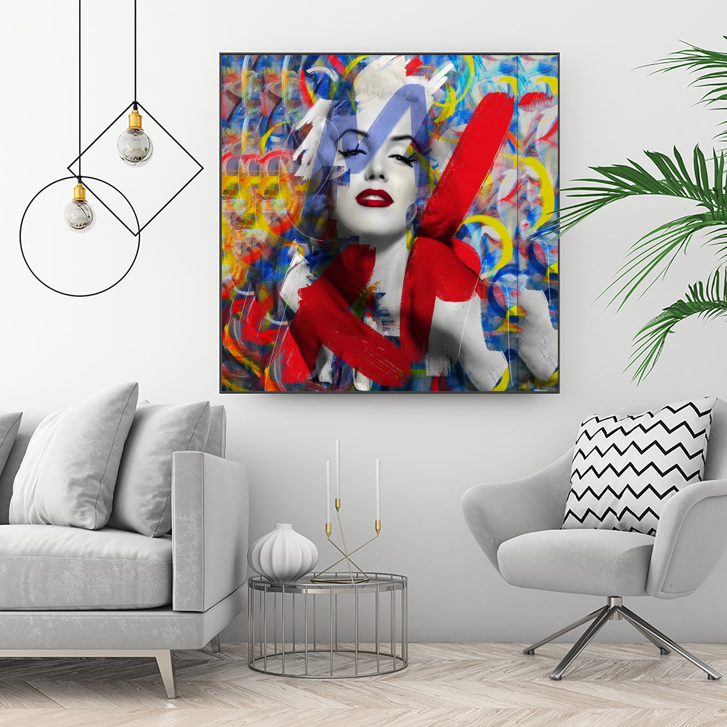 Sweet Marilyn by Daniel Malta on GIANT ART - red digital painting