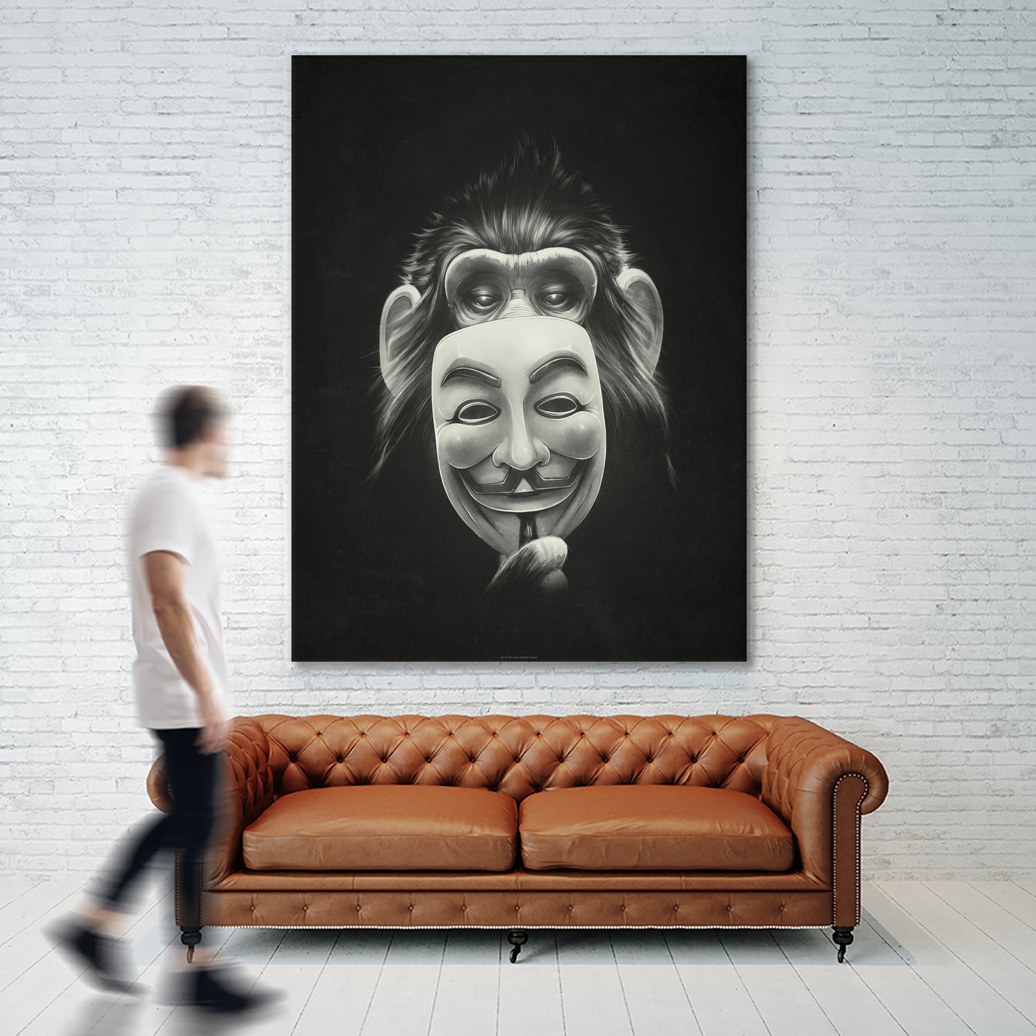 Anonymous by Lukáš Brežák on GIANT ART - black digital drawing