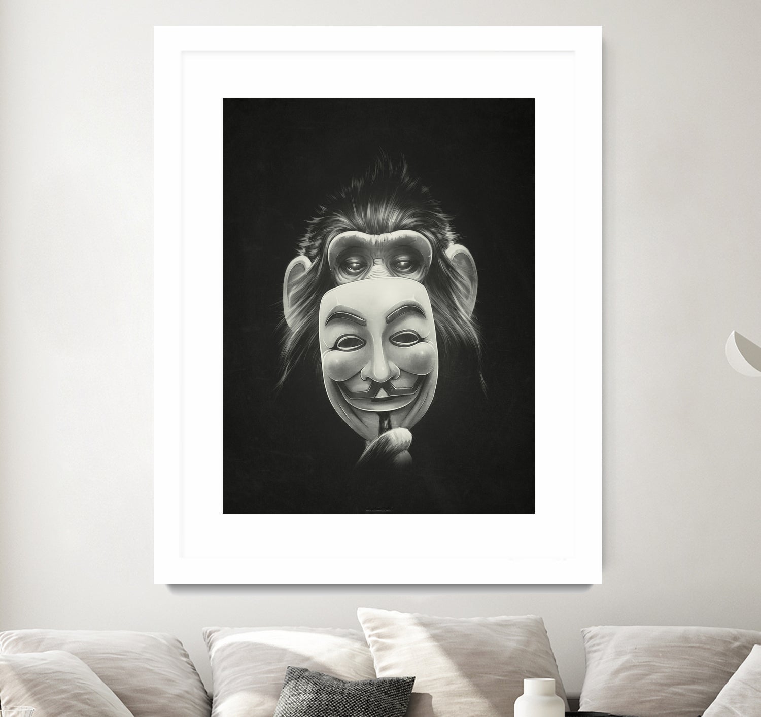 Anonymous by Lukáš Brežák on GIANT ART - black digital drawing