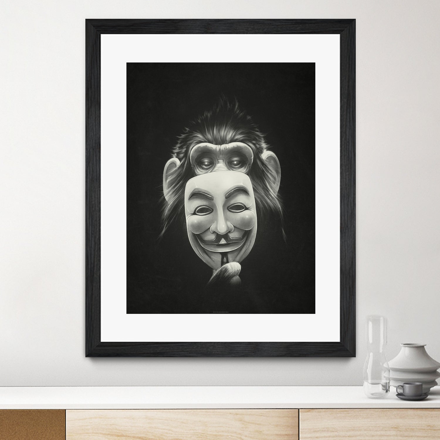 Anonymous by Lukáš Brežák on GIANT ART - black digital drawing