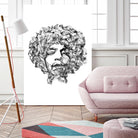 Jimi Hendrix by Octavian Mihai Mielu on GIANT ART - black digital drawing