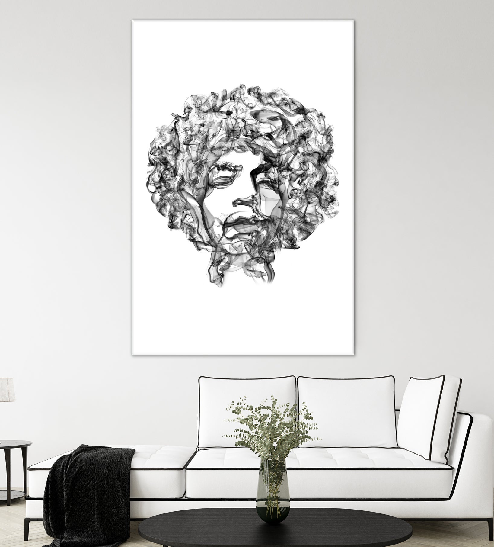 Jimi Hendrix by Octavian Mihai Mielu on GIANT ART - black digital drawing