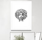 Jimi Hendrix by Octavian Mihai Mielu on GIANT ART - black digital drawing