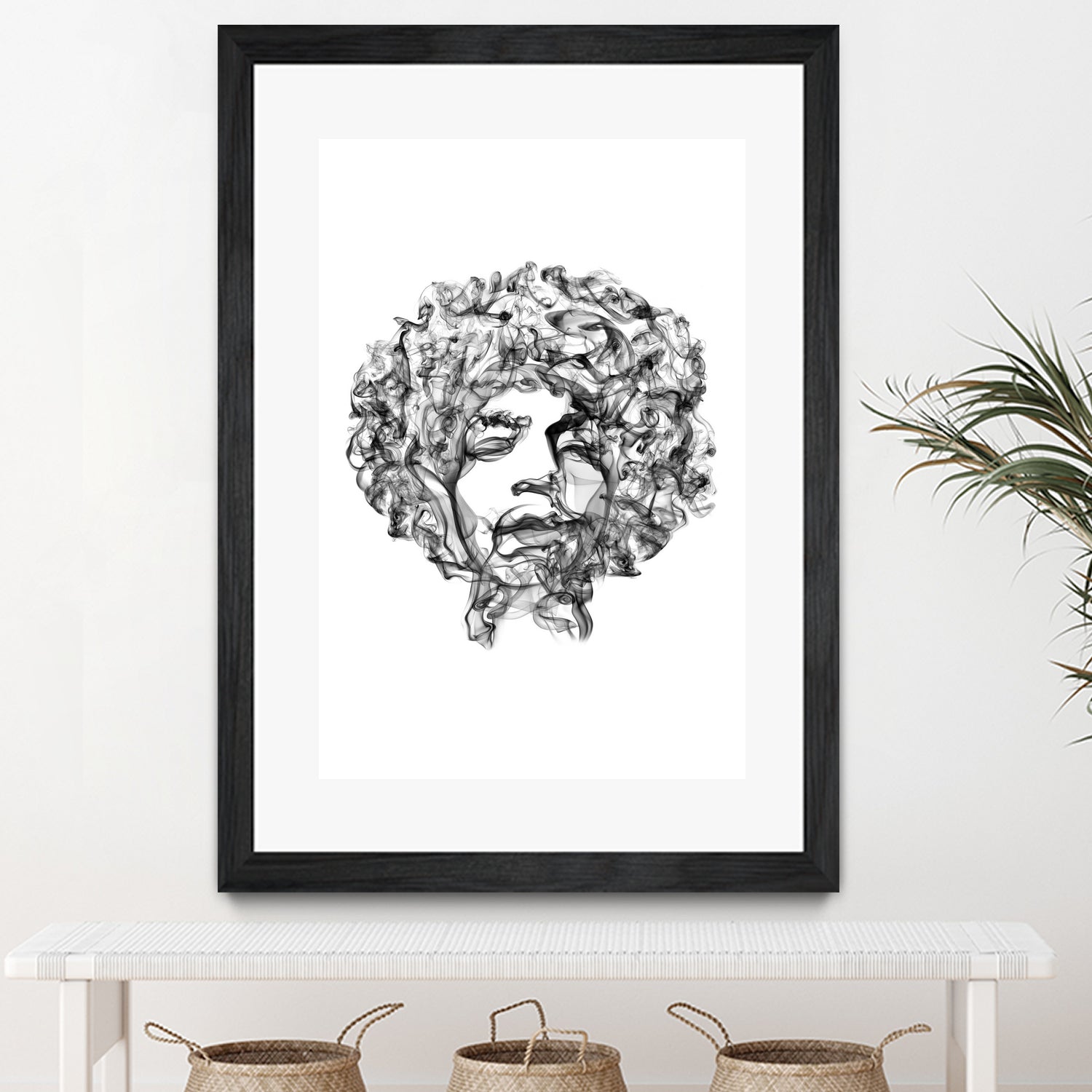 Jimi Hendrix by Octavian Mihai Mielu on GIANT ART - black digital drawing