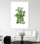 Yoda by Octavian Mihai Mielu on GIANT ART - green digital painting