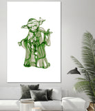 Yoda by Octavian Mihai Mielu on GIANT ART - green digital painting