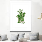 Yoda by Octavian Mihai Mielu on GIANT ART - green digital painting