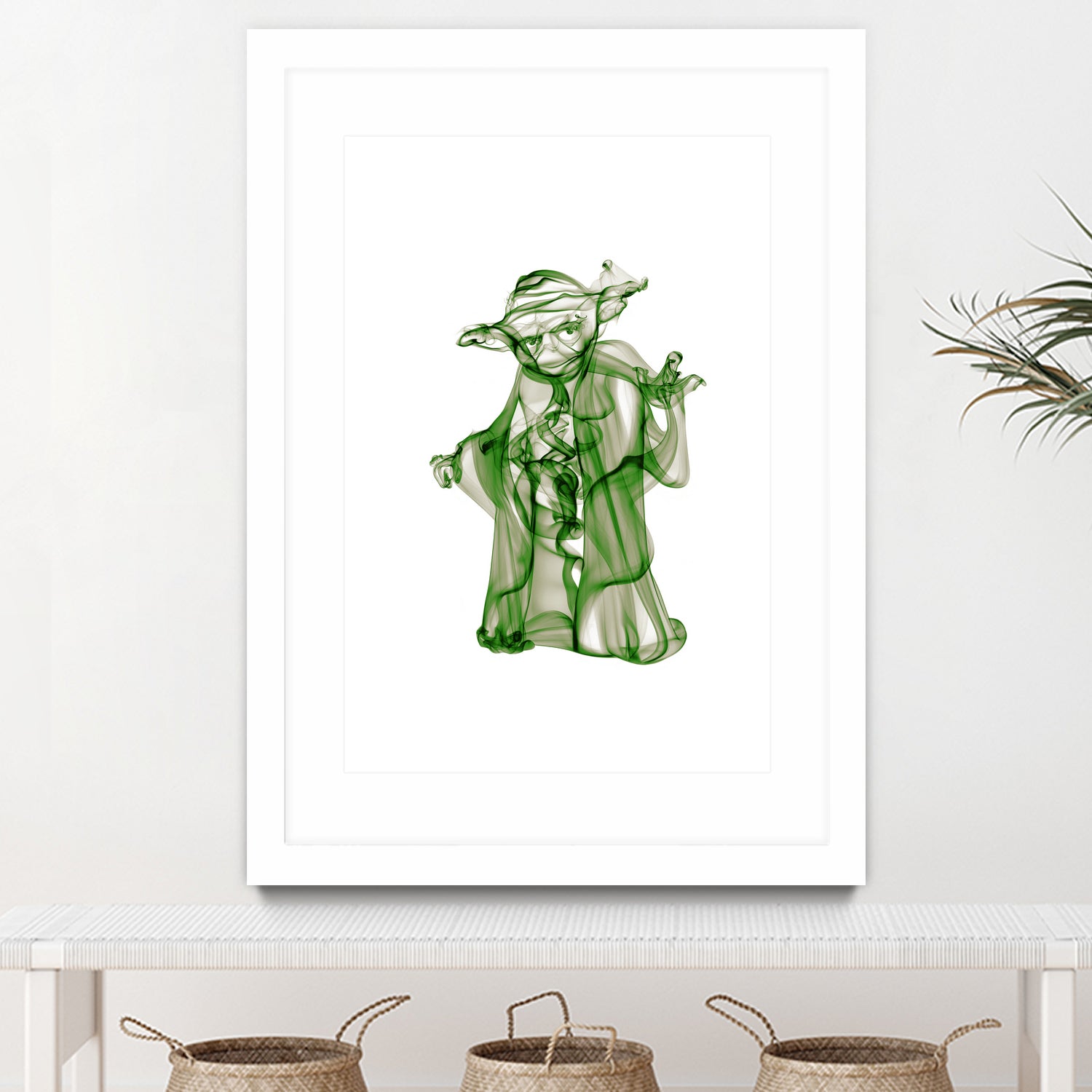 Yoda by Octavian Mihai Mielu on GIANT ART - green digital painting