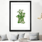 Yoda by Octavian Mihai Mielu on GIANT ART - green digital painting