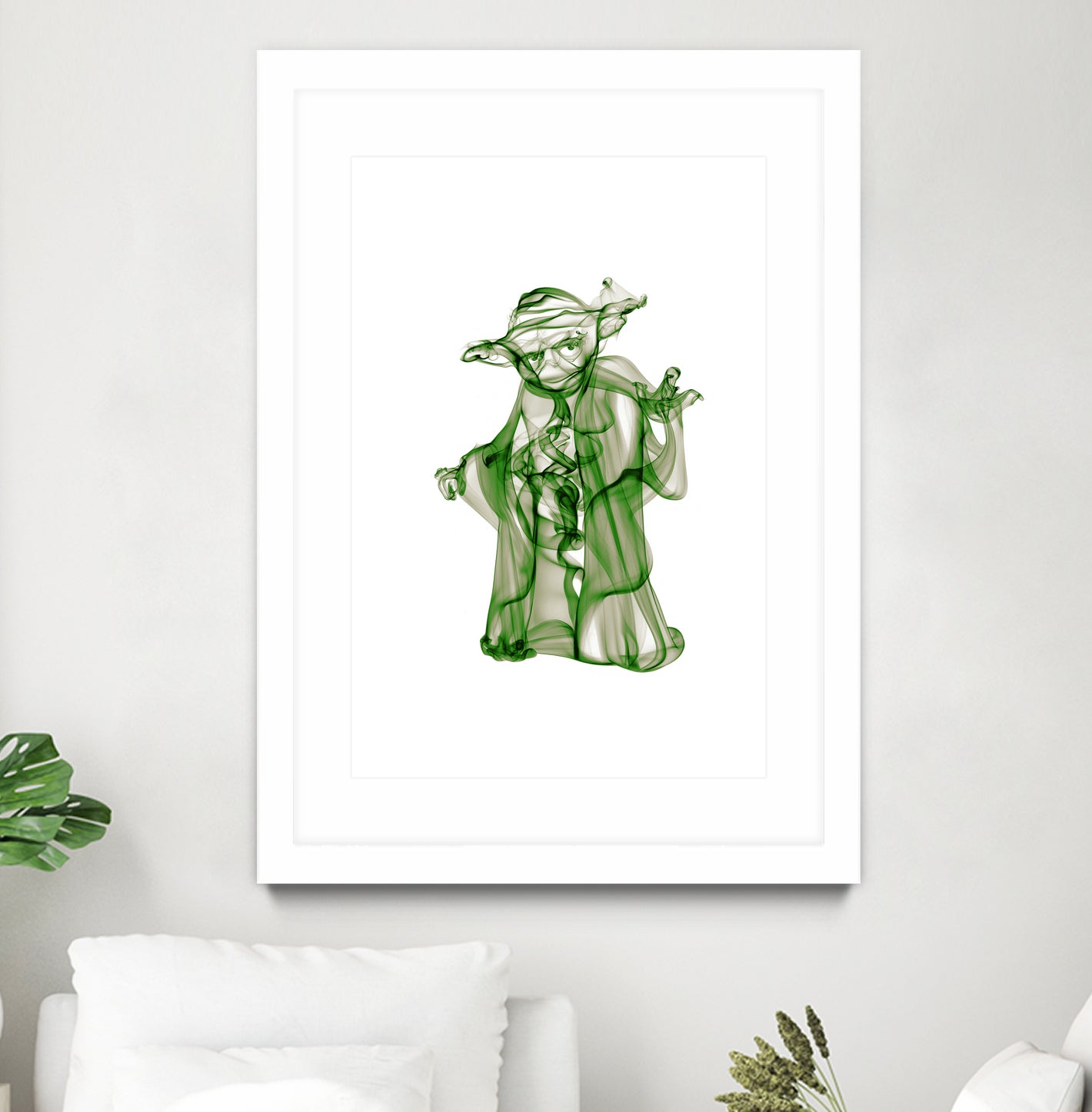 Yoda by Octavian Mihai Mielu on GIANT ART - green digital painting