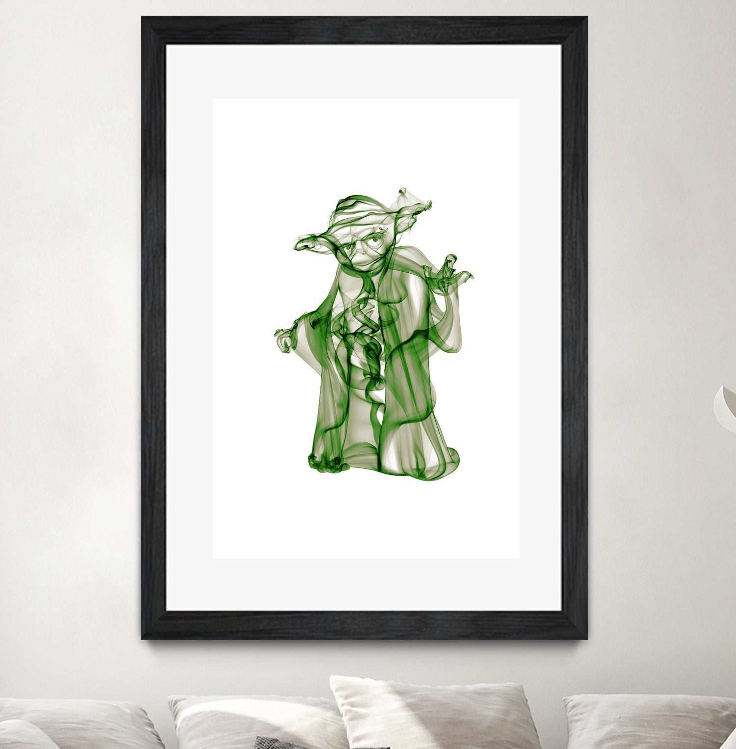 Yoda by Octavian Mihai Mielu on GIANT ART - green digital painting