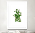 Yoda by Octavian Mihai Mielu on GIANT ART - green digital painting