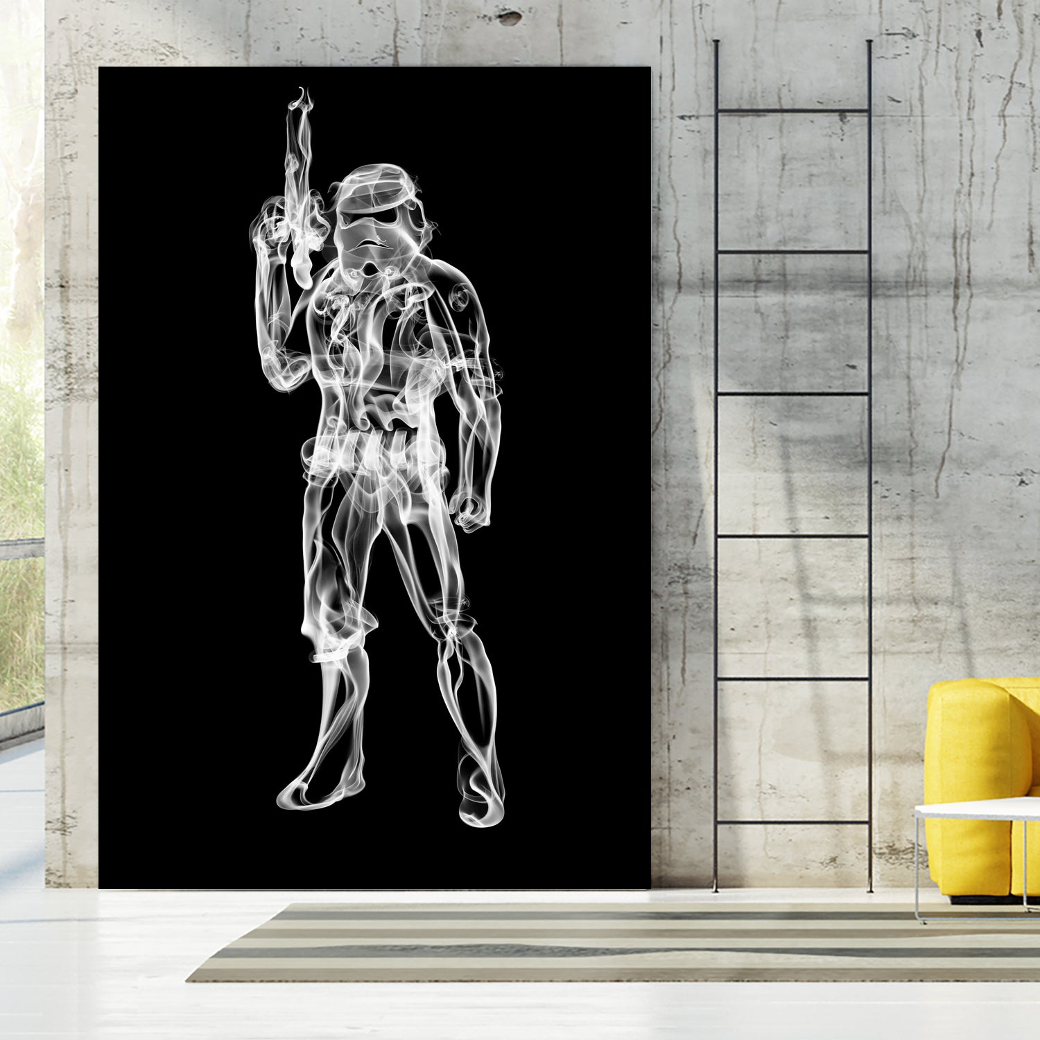 Storm Trooper by Octavian Mihai Mielu on GIANT ART - black digital painting