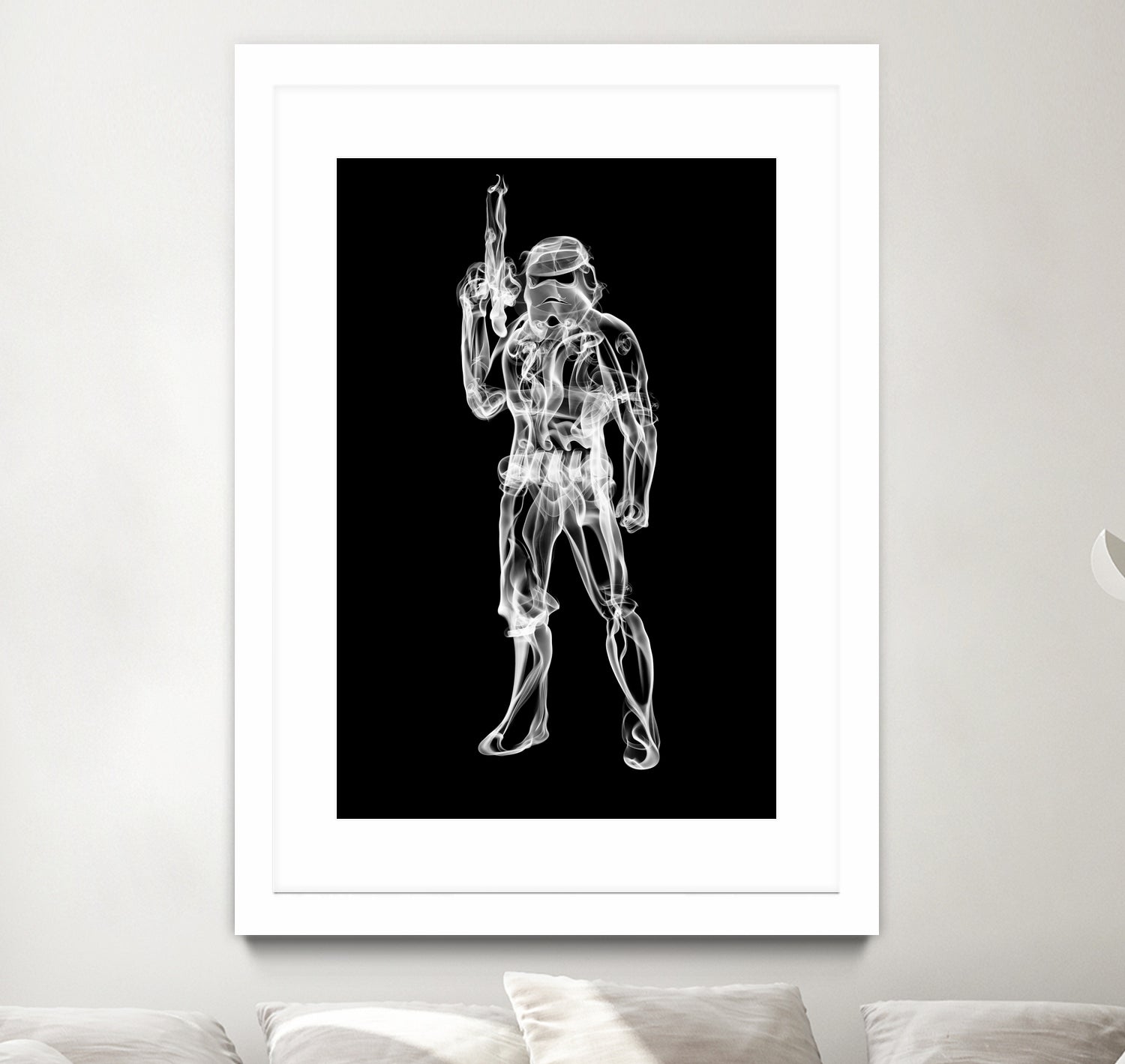 Storm Trooper by Octavian Mihai Mielu on GIANT ART - black digital painting