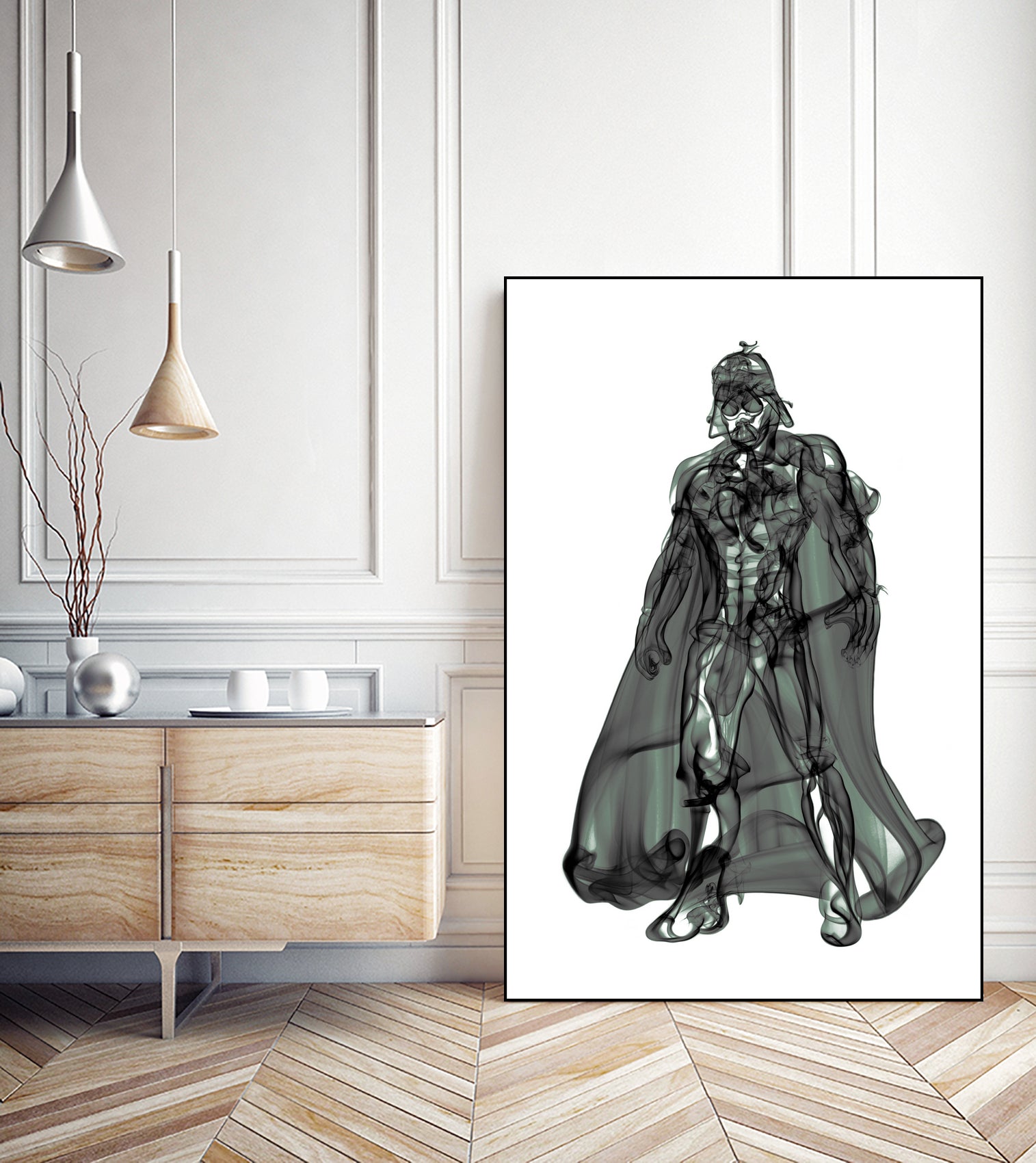 Darth Vader by Octavian Mihai Mielu on GIANT ART - black digital painting