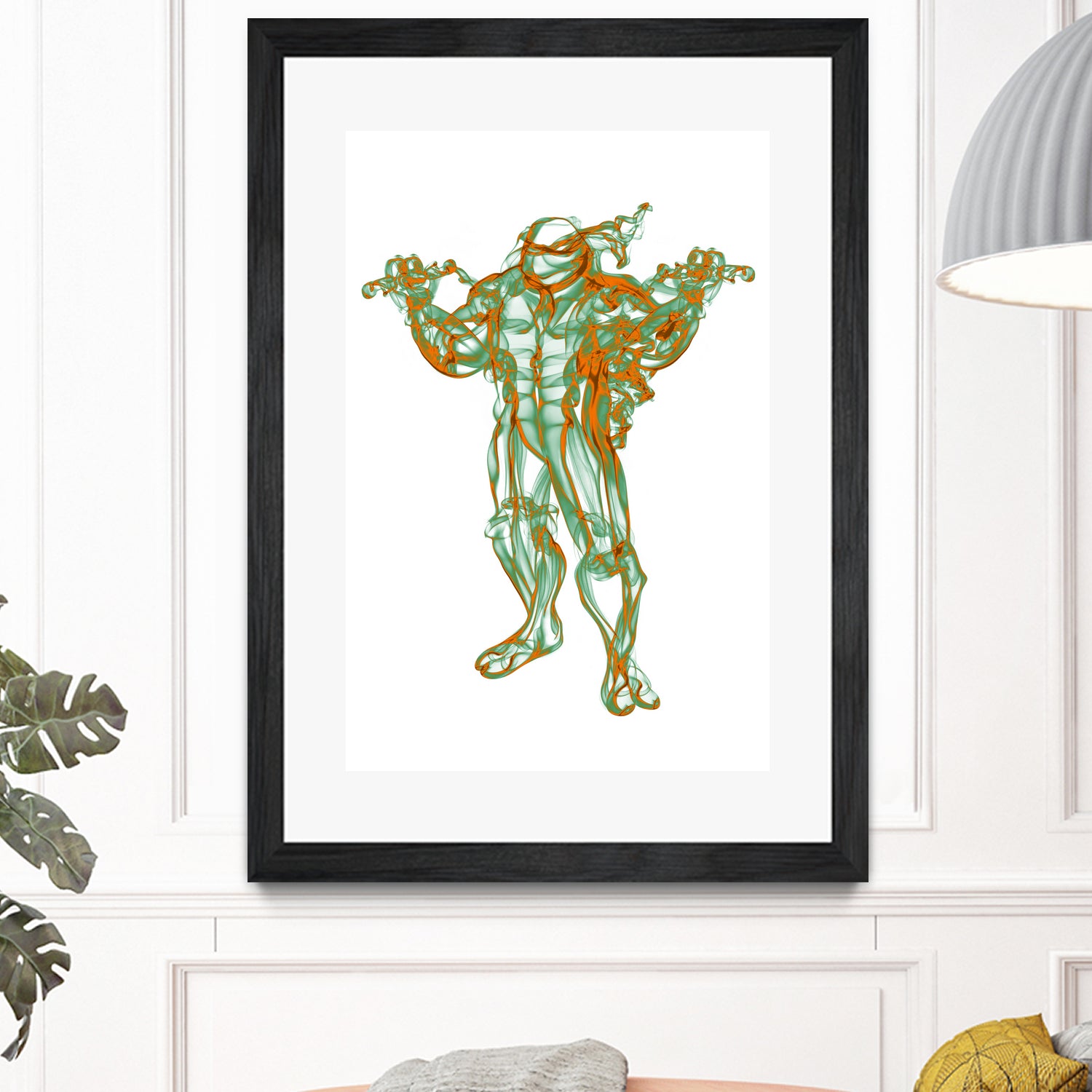 Michelangelo by Octavian Mihai Mielu on GIANT ART - green digital painting