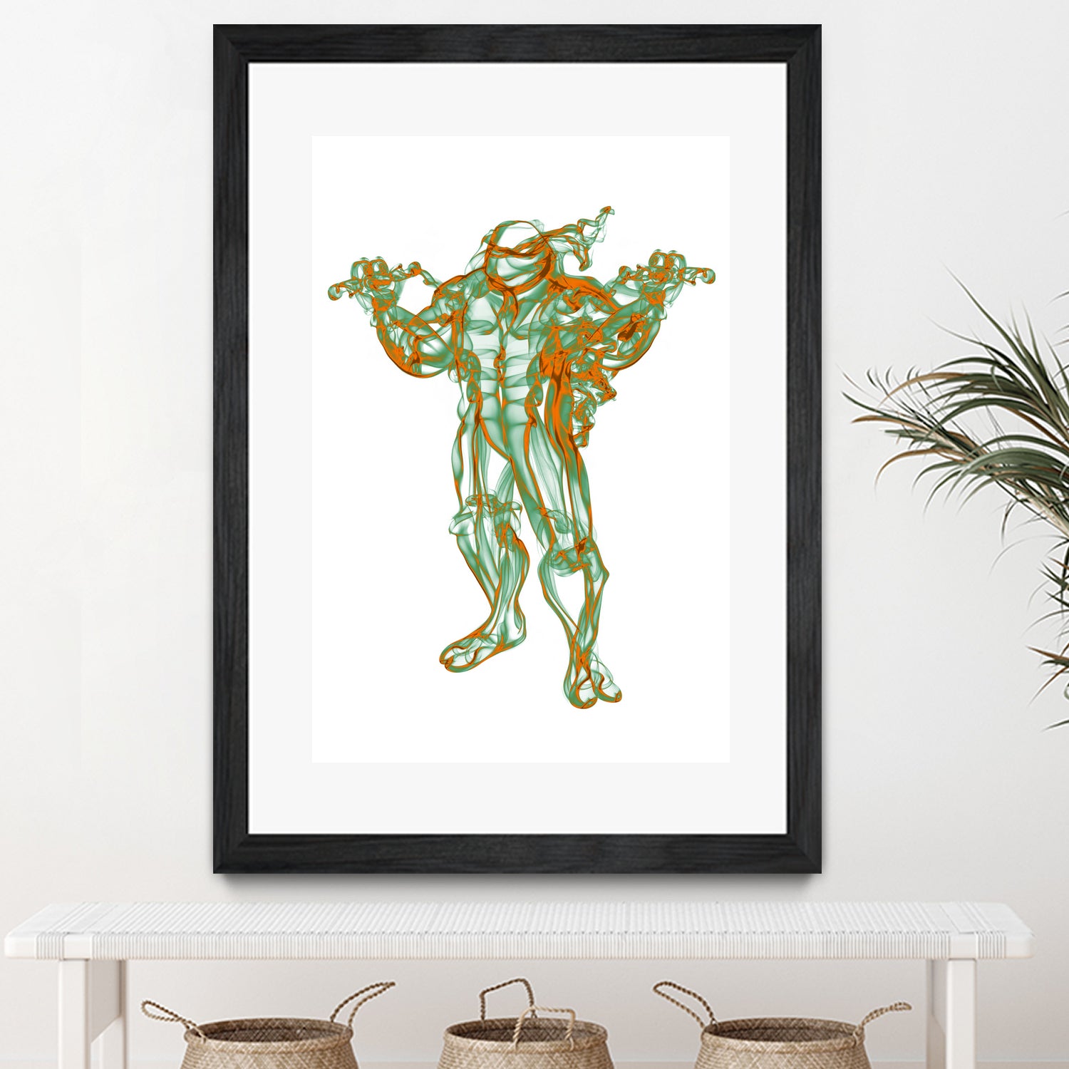 Michelangelo by Octavian Mihai Mielu on GIANT ART - green digital painting