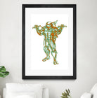 Michelangelo by Octavian Mihai Mielu on GIANT ART - green digital painting