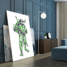 Donatello by Octavian Mihai Mielu on GIANT ART - green digital painting